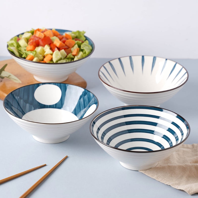 Nitori Serving Bowl - Bowl, ceramic bowl, serving bowls, noodle bowl, salad bowls, bowl for snacks, large serving bowl | Bowls for dining table & home decor