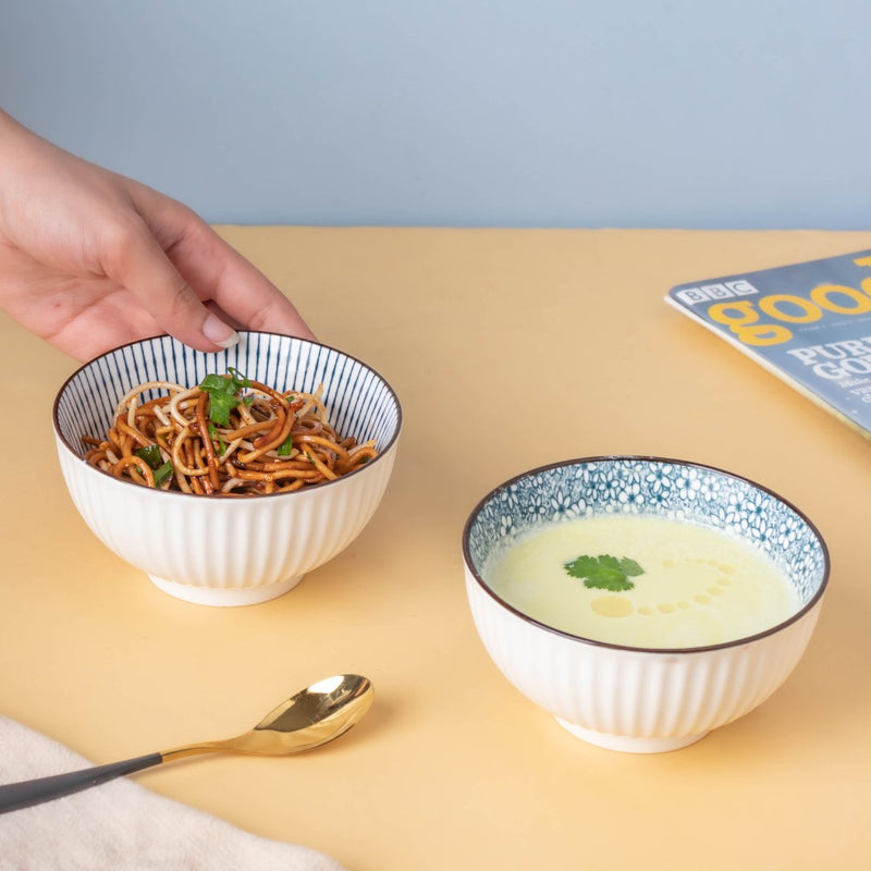 Meraki Side Bowl 250 ml - Bowl,ceramic bowl, snack bowls, curry bowl, popcorn bowls | Bowls for dining table & home decor