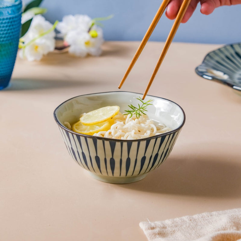 Mizo Cereal Bowl - Bowl, soup bowl, ceramic bowl, snack bowls, curry bowl, popcorn bowls | Bowls for dining table & home decor