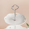 White Crochet Ceramic 3-tier Cupcake Stand