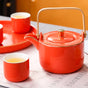 Luxury Tea Set Orange - Tea set, tea cup set, teapot set | Tea set for Dining table & Home decor