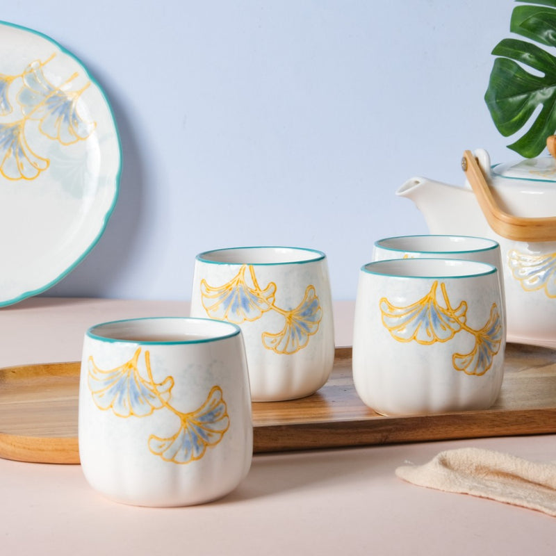 Vintage Teapot and Cup Set - Tea cup set, tea set, teapot set | Tea set for Dining Table & Home Decor