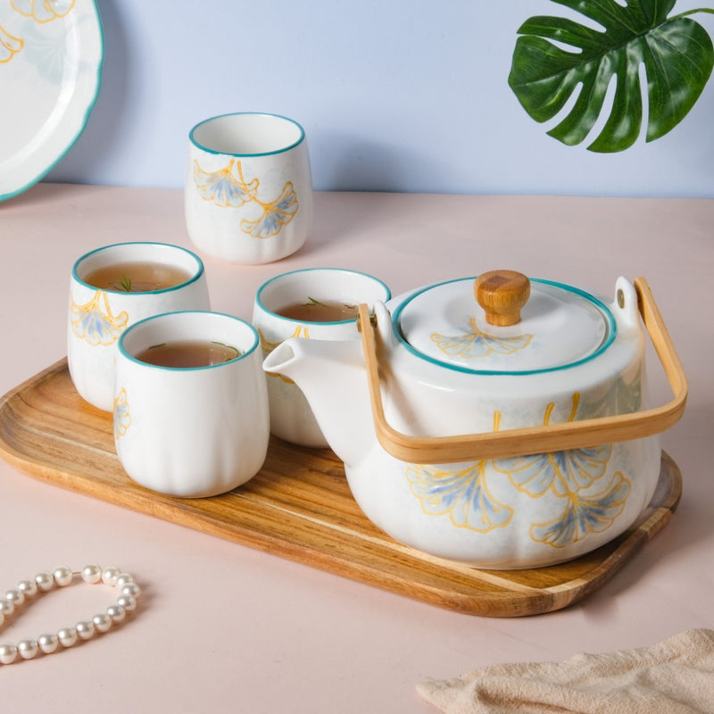 Vintage Teapot and Cup Set - Tea cup set, tea set, teapot set | Tea set for Dining Table & Home Decor