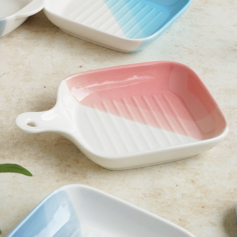 Ombre Plate With Handle - Baking Tray