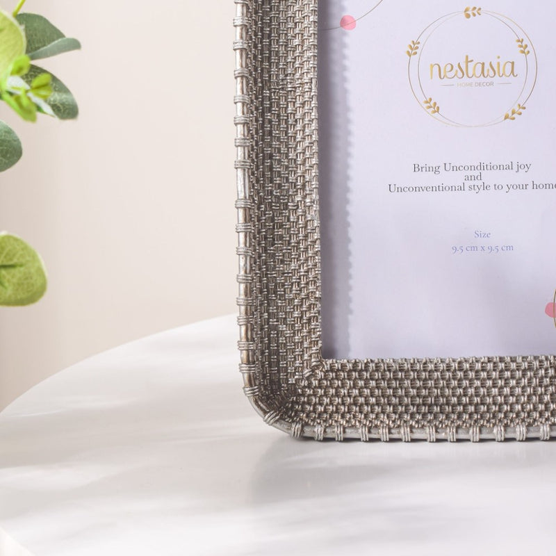 Silver Glam Rectangle Photo Frame - Picture frames and photo frames online | Home decor online