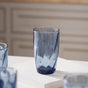 Blue Swirl Drinking Glass Set of 6