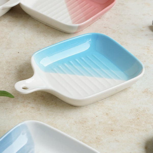 Ombre Plate With Handle - Baking Tray
