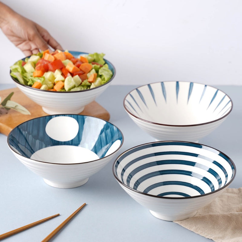 Nitori Serving Bowl - Bowl, ceramic bowl, serving bowls, noodle bowl, salad bowls, bowl for snacks, large serving bowl | Bowls for dining table & home decor