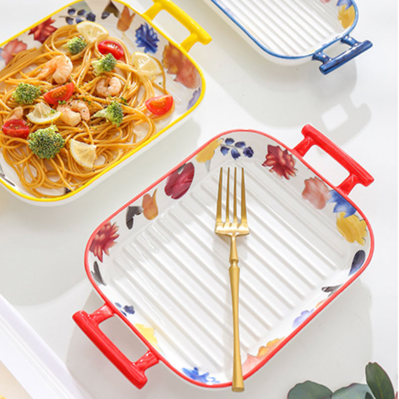 Floral Baking Tray 350 ml - Baking Dish