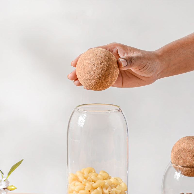 Large Jar with Cork Lid - Jar
