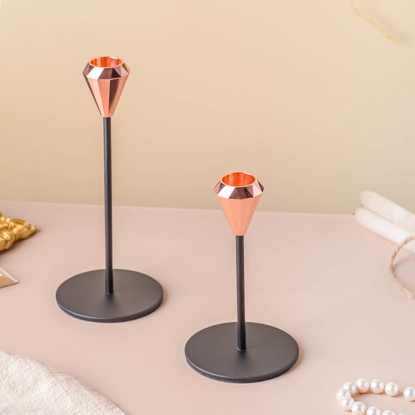 Modern Candle Holder Set of 2 - Candle holder | Living room decoration ideas
