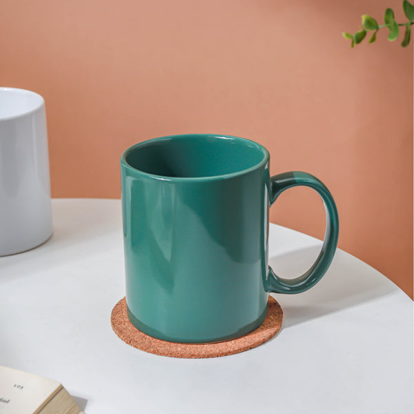 Ceramic Green Coffee Mug- Mug for coffee, tea mug, cappuccino mug | Cups and Mugs for Coffee Table & Home Decor