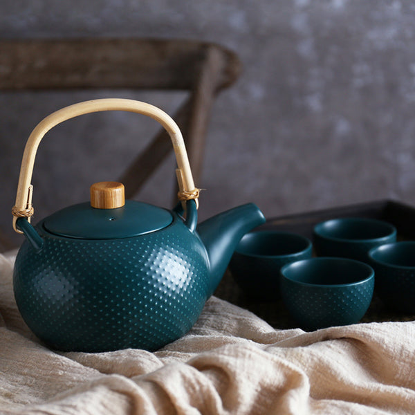 MAGNIFIQUE Textured Tea Pot - Teapot, kettle, tea kettle | Teapot for Dining table & Home decor