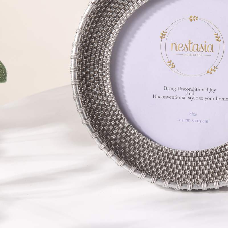 Silver Glam Ring Photo Frame - Picture frames and photo frames online | Home decor online