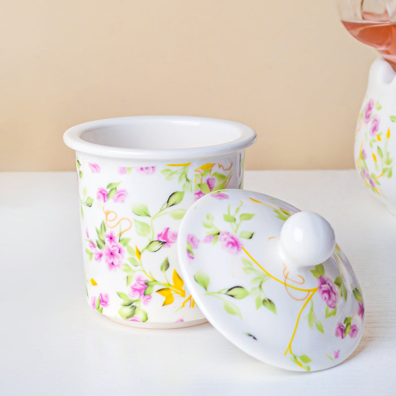 Viola Cosmos Glass Teapot With Warmer Base 700 ml - Teapot, teapot with warmer | Teapot for Dining table & Home decor