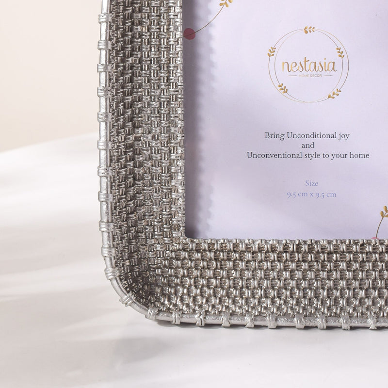Silver Glam Square Photo Frame - Picture frames and photo frames online | Home decor online