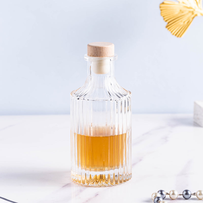 Airtight Wine Bottle with Cork - Water bottle, juice bottle, mini bottle | Bottle for Travelling & Dining Table