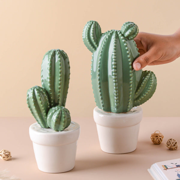 Artificial Cactus Plant Large - Showpiece | Home decor item | Room decoration item