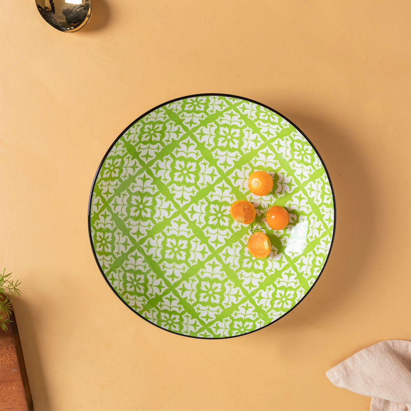Mandala Deep Plate - Serving plate, pasta plate, lunch plate, deep plate | Plates for dining table & home decor