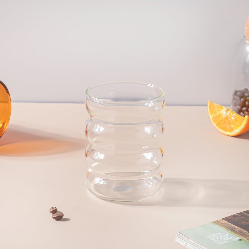 Ripple Puffy Glass Transparent