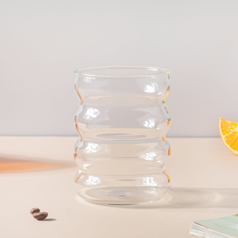 Ripple Puffy Glass Transparent