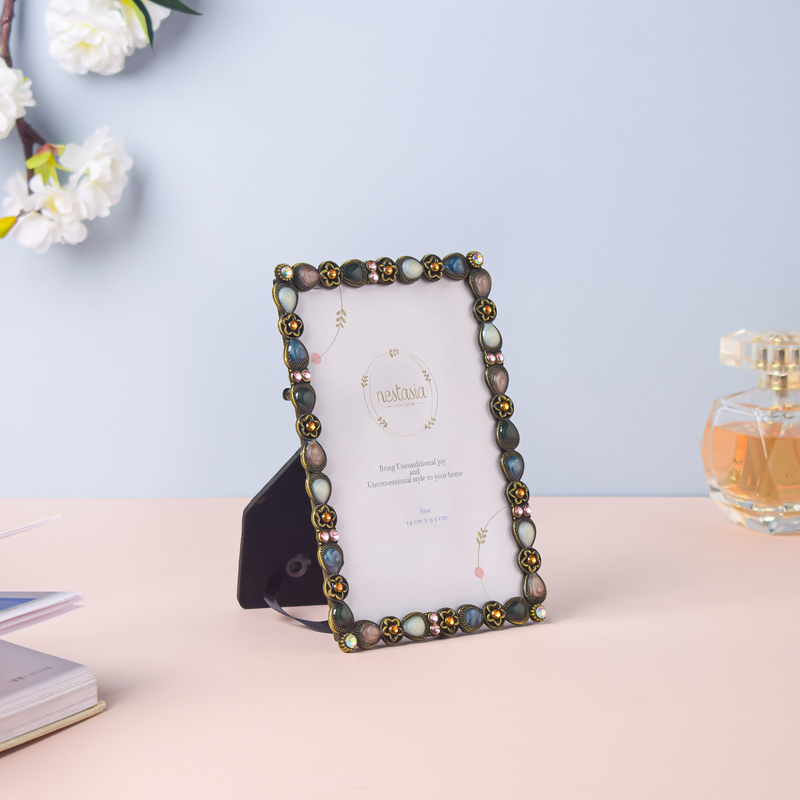 Beaded Vintage Photo Frame Small - Picture frames and photo frames online | Home decoration items