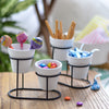 Black White Planter Set - Indoor planters and flower pots | Home decor items