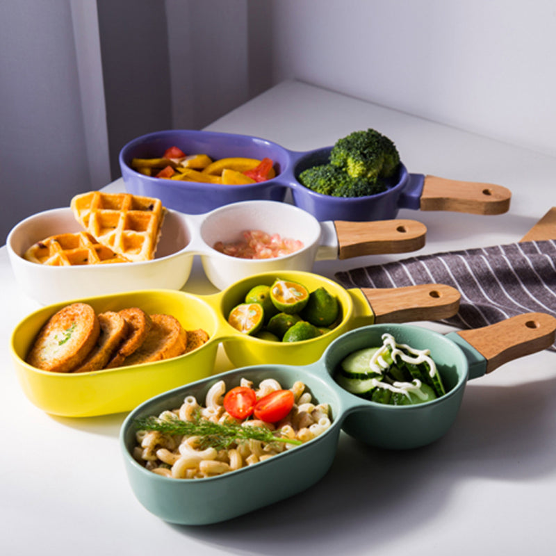 Merry 2 Part Chip and Dip Bowl 500 ml - Serving bowls, snack serving bowls, section bowls, fancy serving bowls, small serving bowls | Dining table & home decor