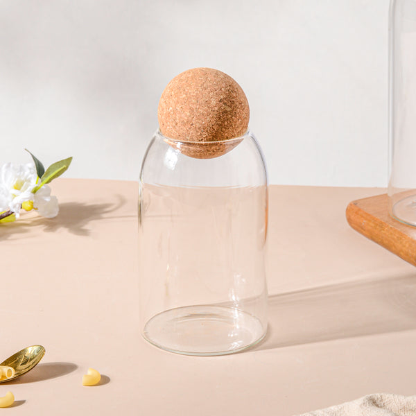 Medium Jar with Cork Lid - Jar