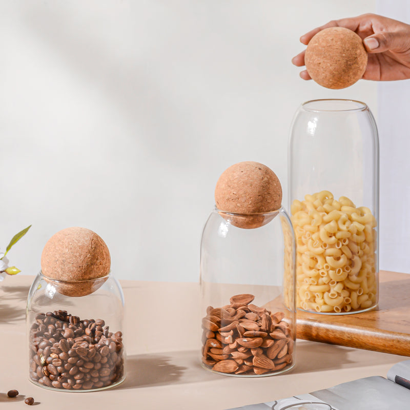 Medium Jar with Cork Lid - Jar
