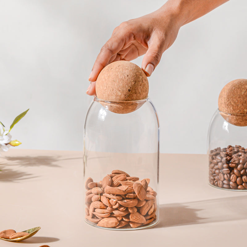 Medium Jar with Cork Lid - Jar