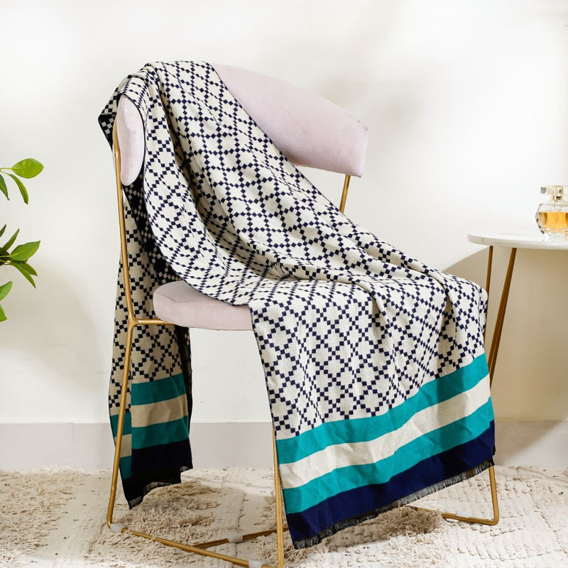 Chequered Super Soft Scarf For Women