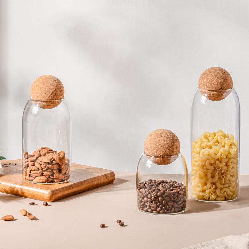 Medium Jar with Cork Lid - Jar
