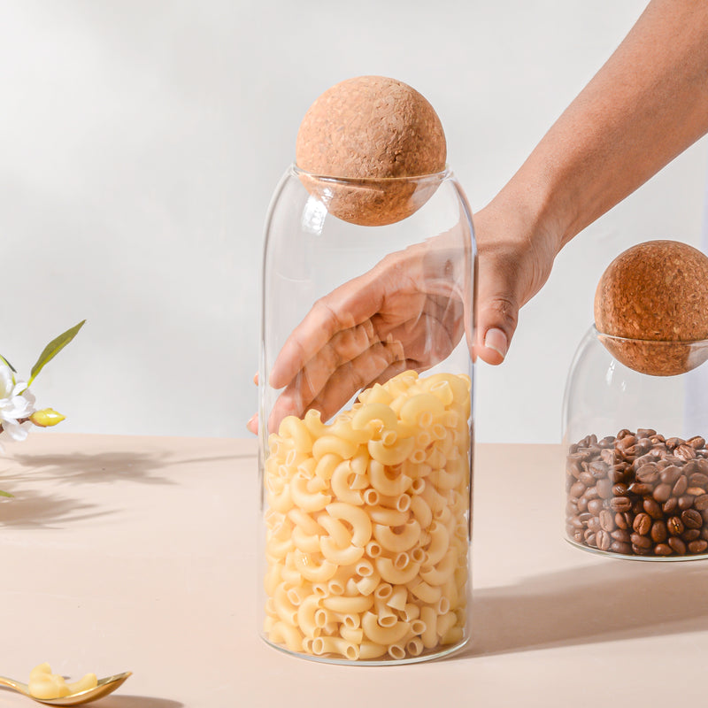 Large Jar with Cork Lid - Jar