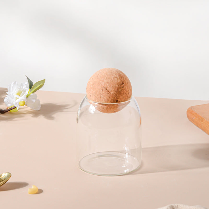 Small Jar with Cork Lid - Jar