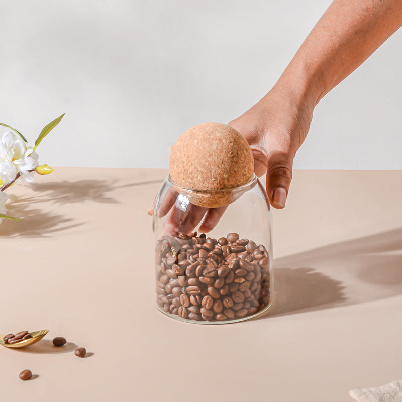 Small Jar with Cork Lid - Jar