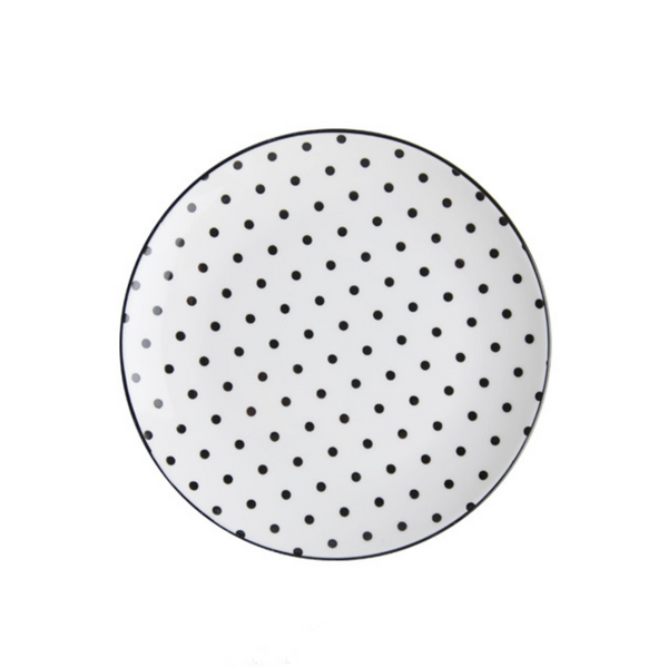 Polka Dots Starter Plate - Serving plate, snack plate, dessert plate | Plates for dining & home decor