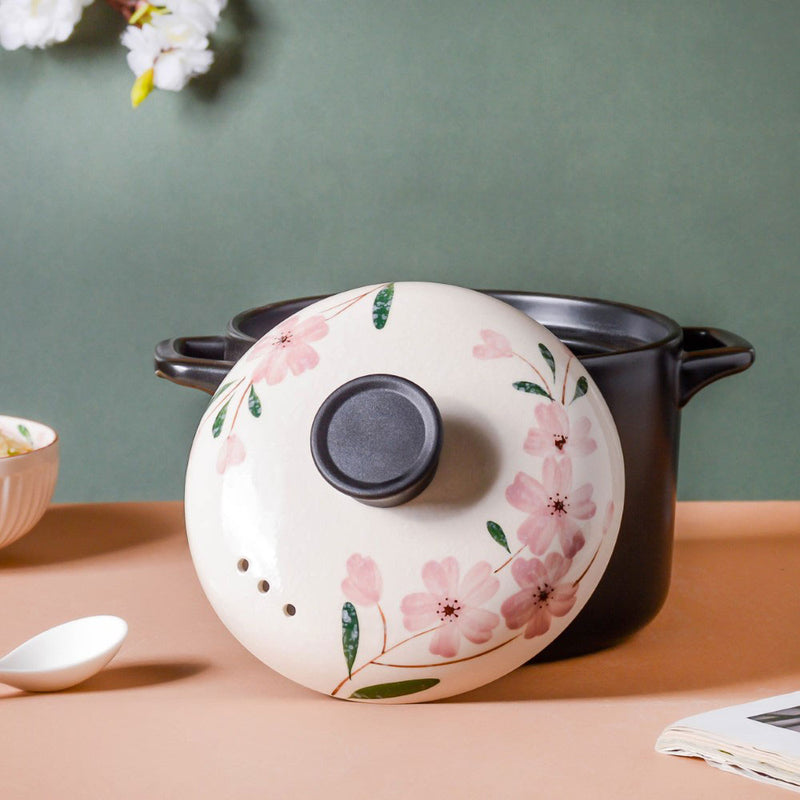 Sakura Black Casserole Pot - Cooking Pot