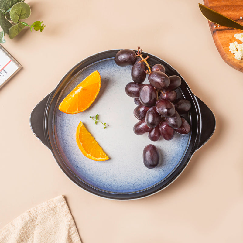 Ombre Blue and White Baking Plate 7.5 Inch - Baking Tray
