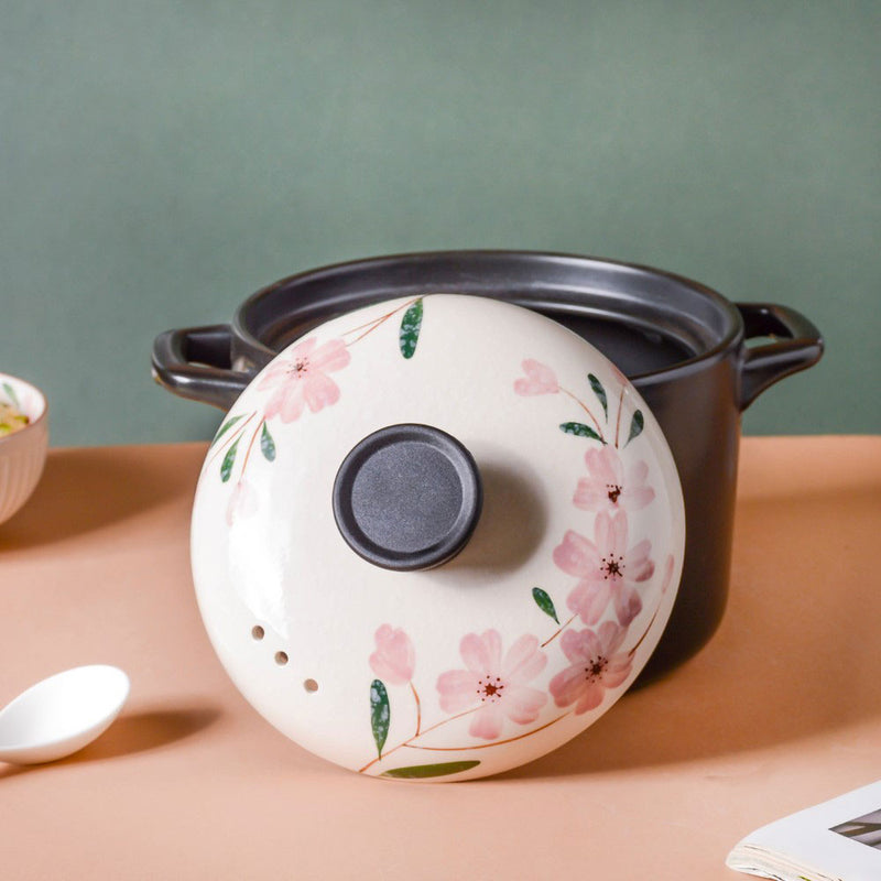 Sakura Black Casserole Pot - Cooking Pot