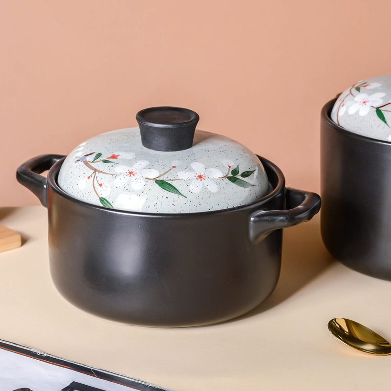 Sakura Stew Cooking Pot Grey - Cooking Pot