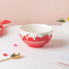 Strawberry Soup Bowl - Bowl, soup bowl, ceramic bowl, snack bowls, curry bowl, popcorn bowls | Bowls for dining table & home decor