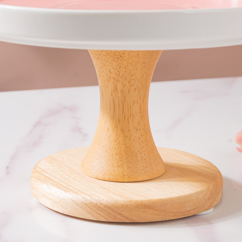 Cake Stand Pink 7.5 Inch