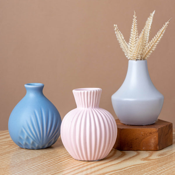 Mini Chromatic Vase - Flower vase for home decor, office and gifting | Home decoration items