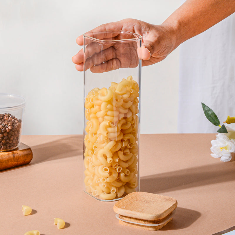 Glass Jar With Lid - Jar