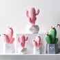 Pink Cactus Statue - Showpiece | Home decor item | Room decoration item