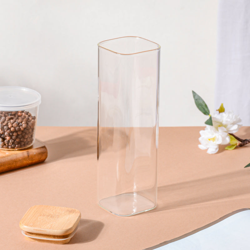 Glass Jar With Lid - Jar