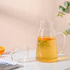 Glass Mug and Jug Set - Tea set, glass jug set, glassware set | Drinkware set for Dining table & Home decor