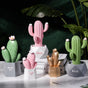 Cactus Display Pink Large - Showpiece | Home decor item | Room decoration item