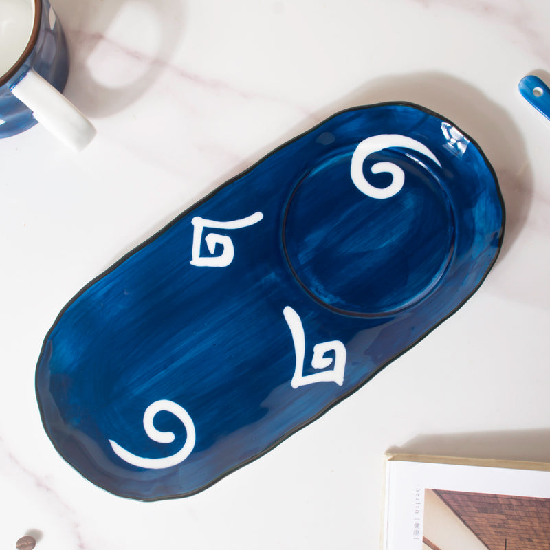 Nitori Spiral Cup And Tray Set With Spoon- Tea cup, coffee cup, cup for tea | Cups and Mugs for Office Table & Home Decoration